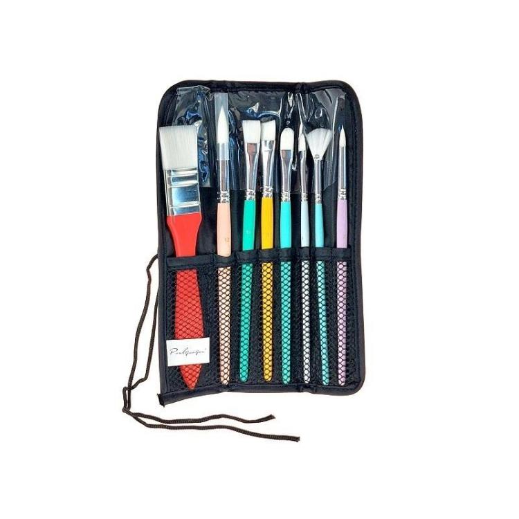 Zestaw pędzelków do malowania farbami