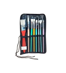 Zestaw pędzelków do malowania farbami