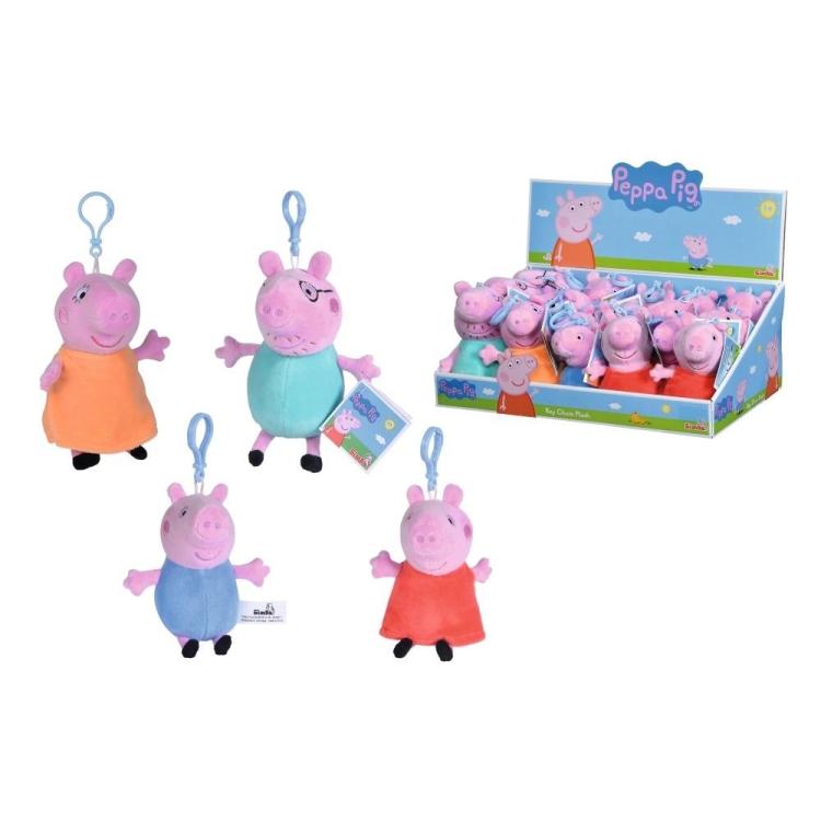 Brelok Świnka Peppa Plush mix