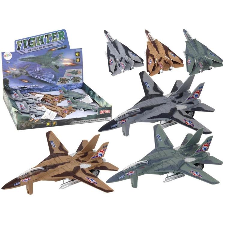 Samolot wojskowy z napędem moro światło dźwięk MIX