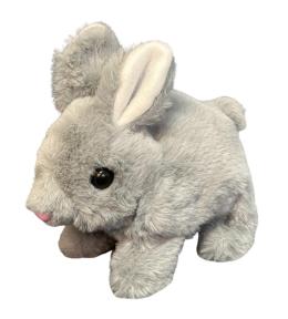 Maskotka Zając Królik szary 18cm