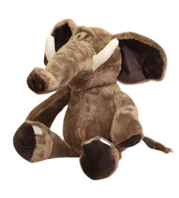 Słoń pluszowy brązowy 22cm