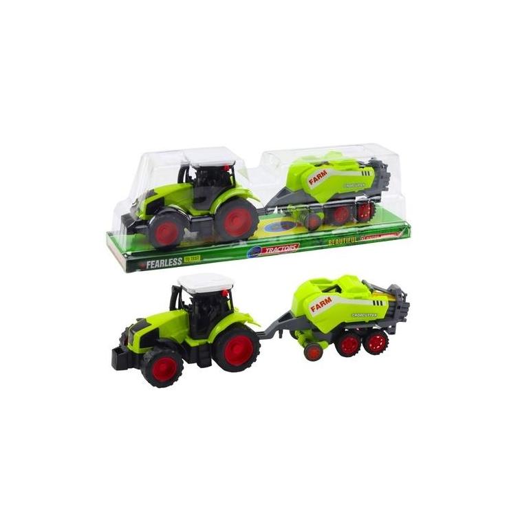 Traktor do belowania zielony