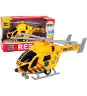 Helikopter ratunkowy ambulans żółty dźwięk światła