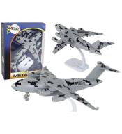 Samolot wojskowy Moro United figurka HW-605 szary
