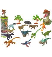Dinozaury + akcesroria 12szt