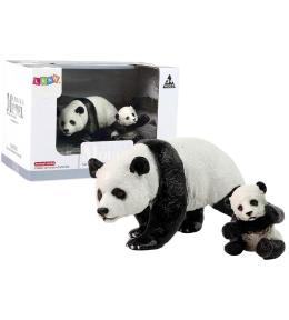 Zestaw figurek Panda z młodą Pandą
