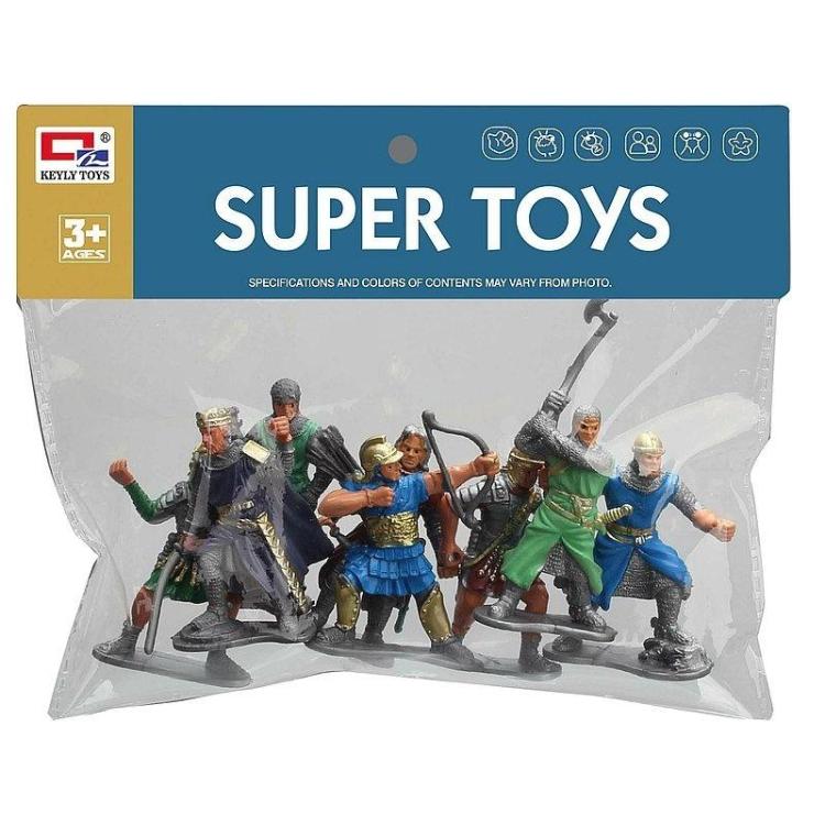 Zestaw figurek rzymskich wojowników