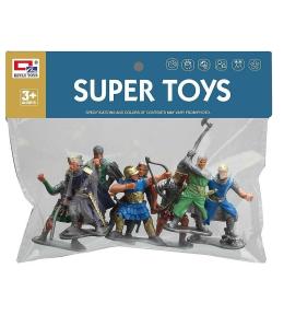 Zestaw figurek rzymskich wojowników