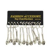 Brelok klucz francuski metalowy (12szt)