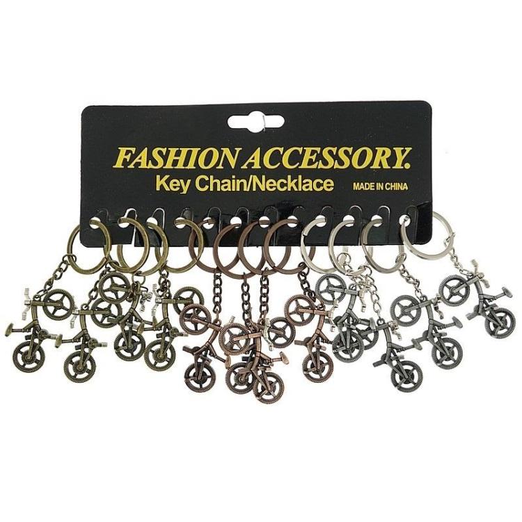 Brelok rower metalowy MIX (12szt)