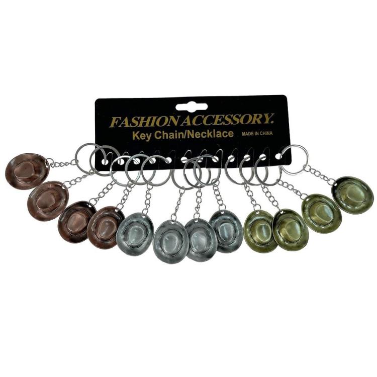 Brelok kowbojskie kapelusze (12szt)