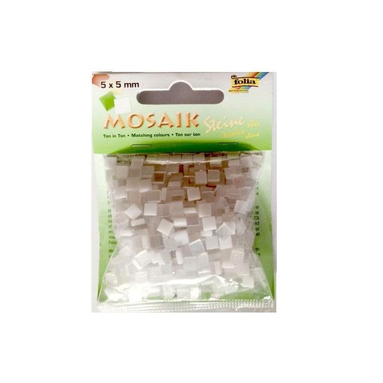 Kamyczki Ton in Ton 5x5mm biały