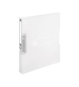 Segregator A4 PP 2R 4 cm biały transparentny