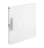 Segregator A4 PP 2R 4 cm biały transparentny