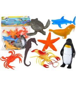 Zestaw figurek Zwierzęta morskie 10szt