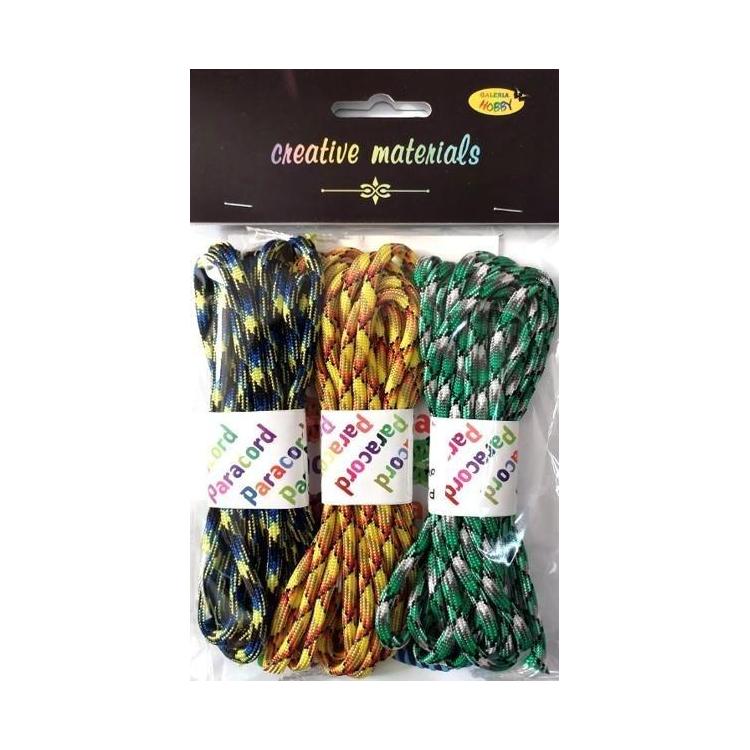 Zestaw paracord 2,8mb 3 kolory