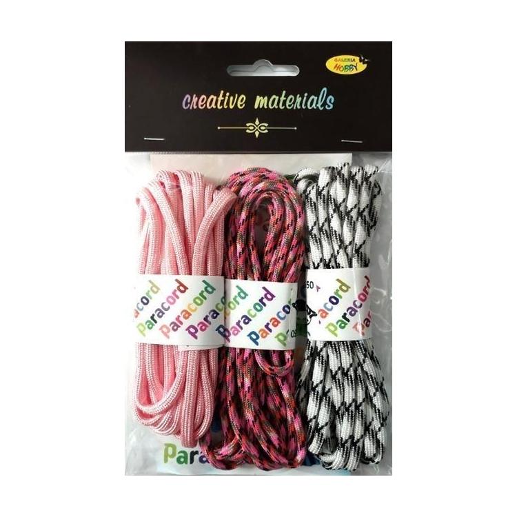 Zestaw paracord 8mb 3 kolory