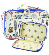 Piórnik szkolny Sowy biały 22,5cm