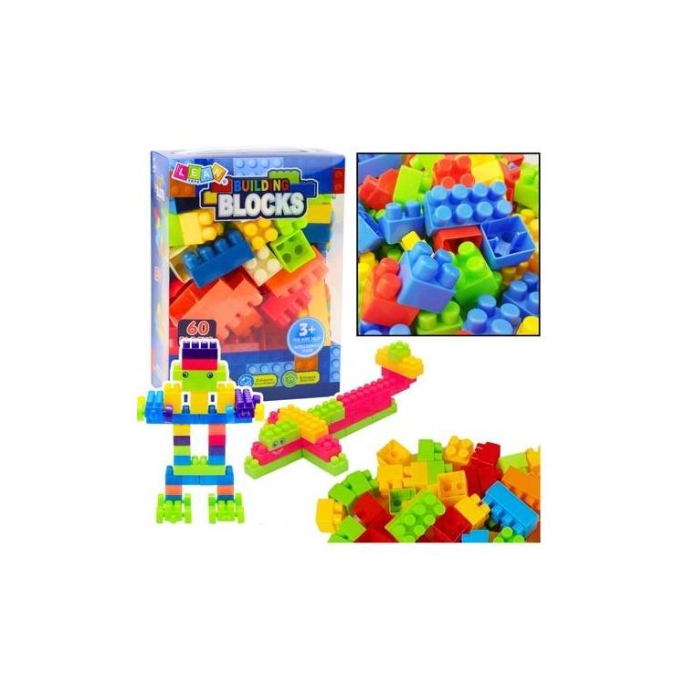 Klocki budowlane w pudełku 60el