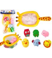 Gumowe zwierzątka z siatką żyrafą