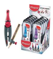 Cyrkiel Stop&Safe + ołówek MAPED