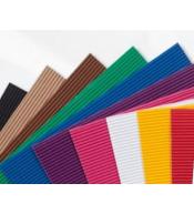 Tektura falista kolorowa 25x35cm 10 arkuszy