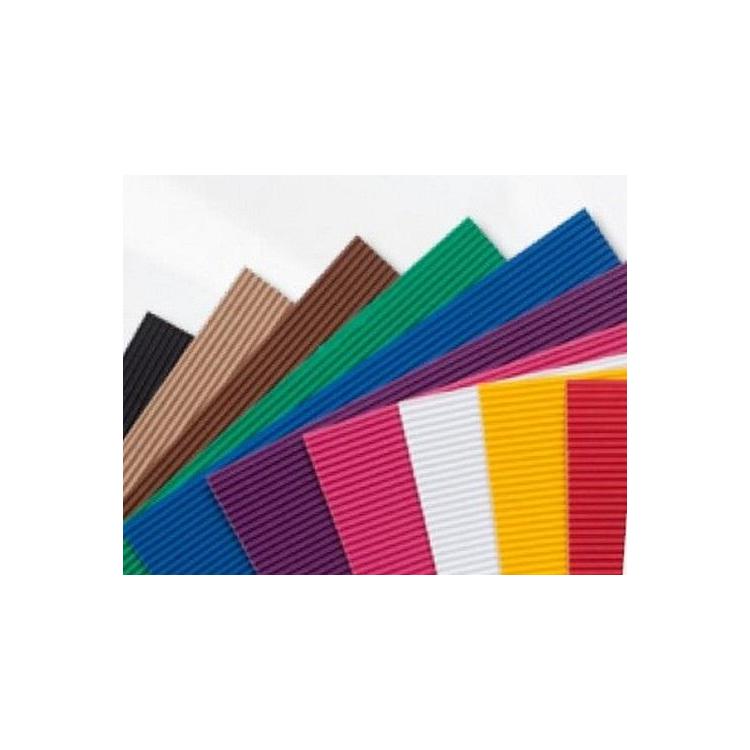 Tektura falista kolorowa 25x35cm 10 arkuszy