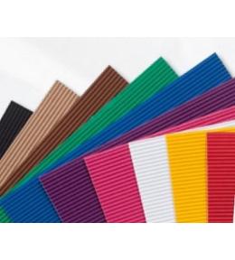 Tektura falista kolorowa 25x35cm 10 arkuszy