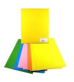 Tektura falista pastelowa 25x35cm 10 arkuszy