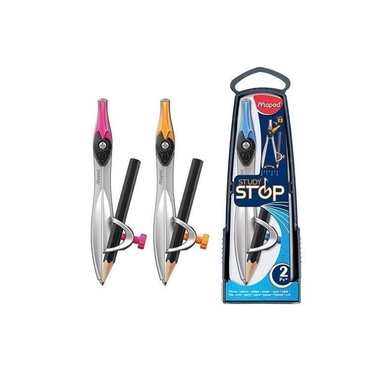 Cyrkiel Study Stop + ołówek MAPED