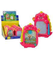 Tablica do rysowania 2w1 dinozaur różowy