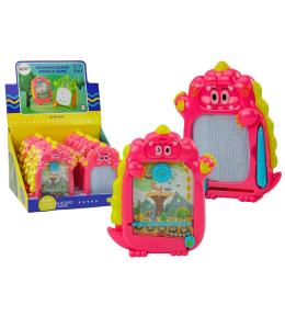 Tablica do rysowania 2w1 dinozaur różowy