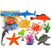 Zestaw figurek Zwierzęta i rośliny morskie 10szt