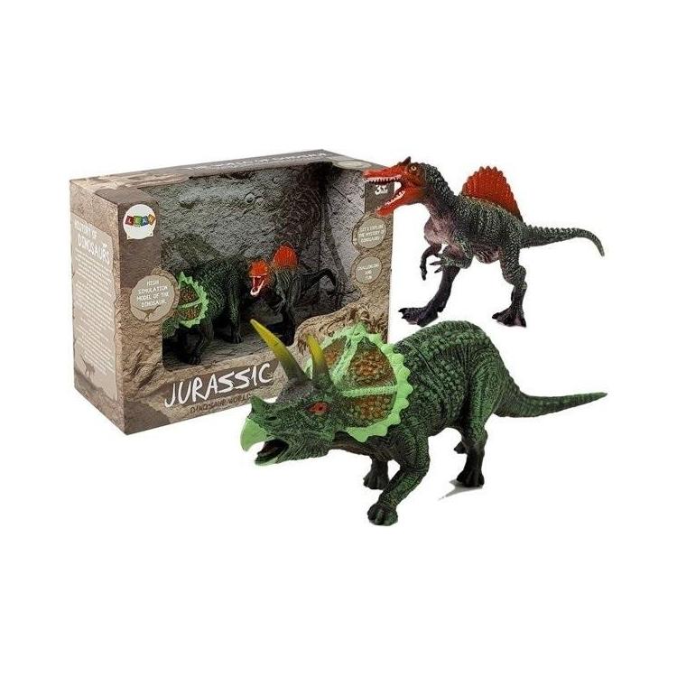 Dinozaury 2szt Spinosaurus, Triceratops