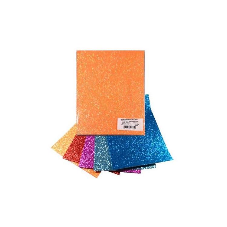 Pianka mikroguma brokat samoprzylepna 20x30cm 5 ar