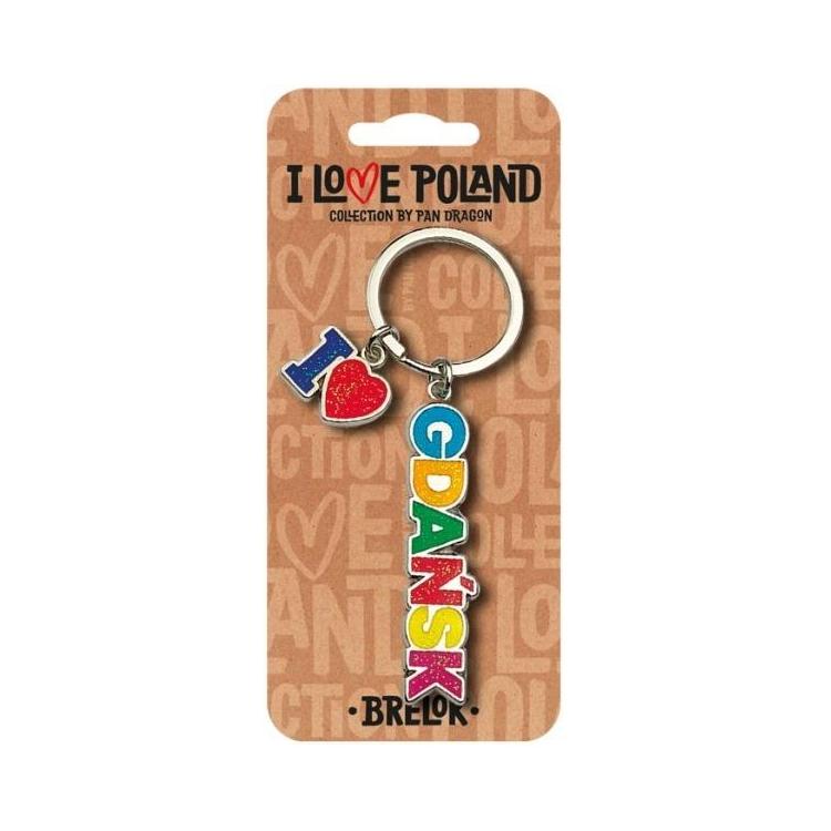 Brelok I love Poland Gdańsk ILP-BRE-B-GD-06