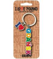 Brelok I love Poland Gdańsk ILP-BRE-B-GD-06