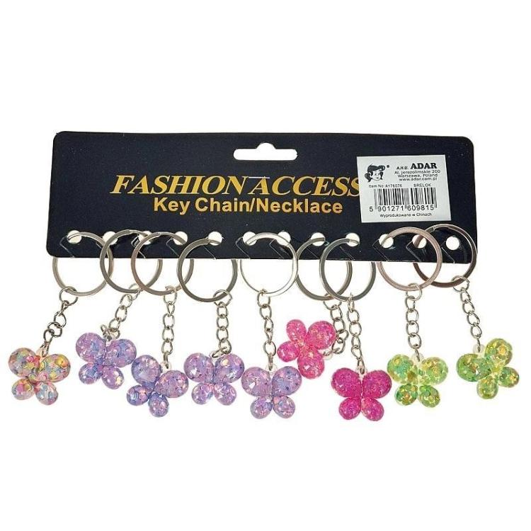 Brelok akrylowy Motyl (12szt)