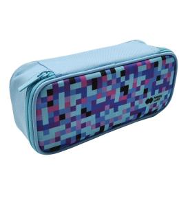 Piórnik saszetka Pixi blue prostokątny z zamkiem