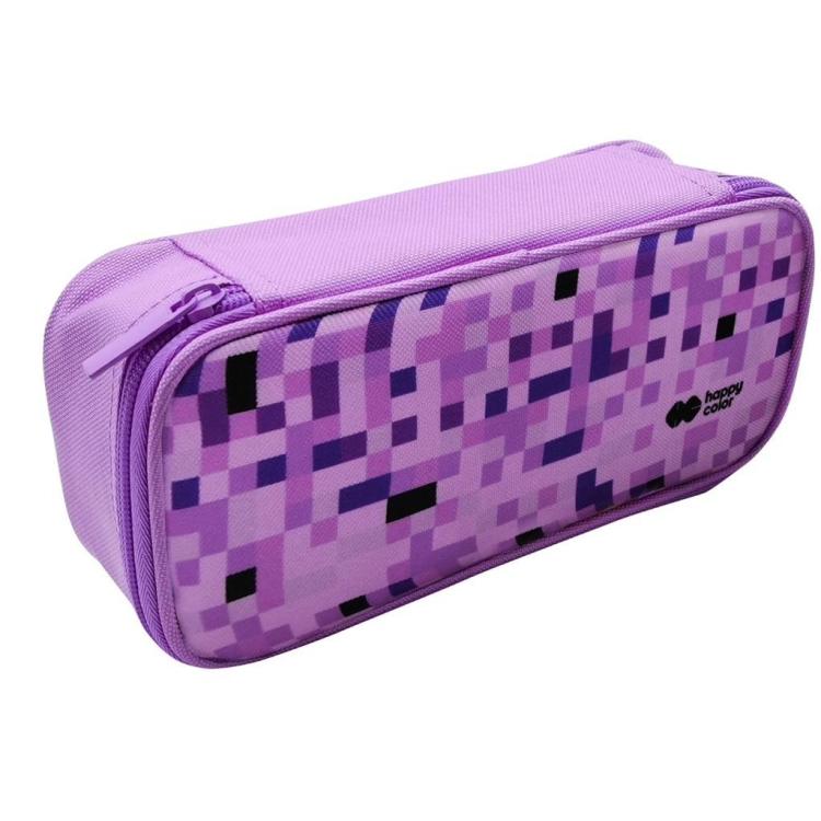 Piórnik saszetka Pixi violet prostokątny z zamkiem