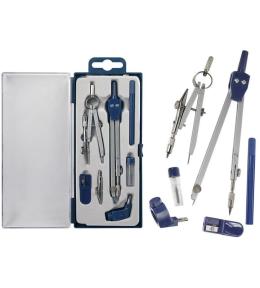 Cyrkiel metalowy 7-elementowy