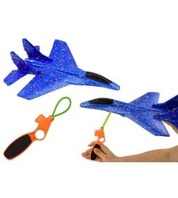 Samolot myśliwiec styropianowy z wyrzutnią