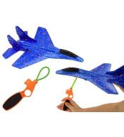 Samolot myśliwiec styropianowy z wyrzutnią