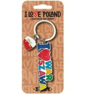 Brelok I love Poland Warszawa ILP-BRE-B-WAR-06