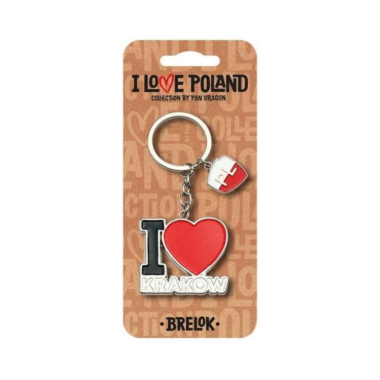 Brelok I love Poland Kraków ILP-BRE-B-KR-05
