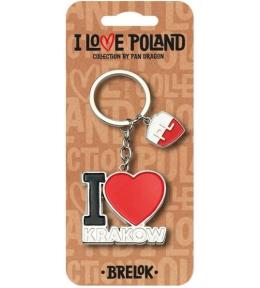 Brelok I love Poland Kraków ILP-BRE-B-KR-05