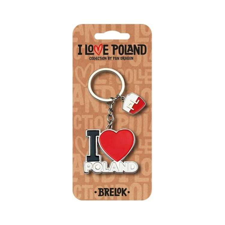 Brelok I love Poland Polska ILP-BRE-B-PL-08