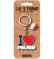 Brelok I love Poland Polska ILP-BRE-B-PL-08