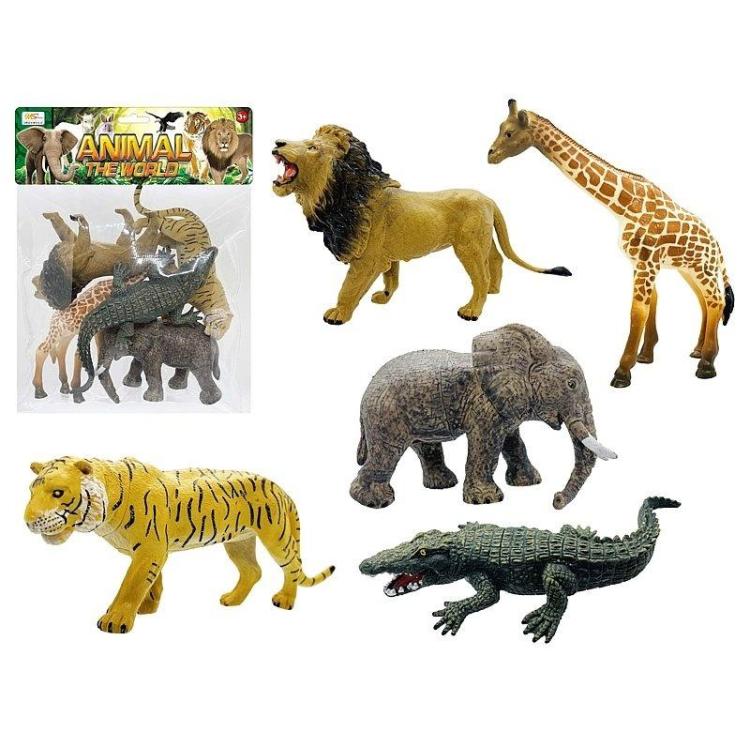 Dzikie zwierzęta 5szt